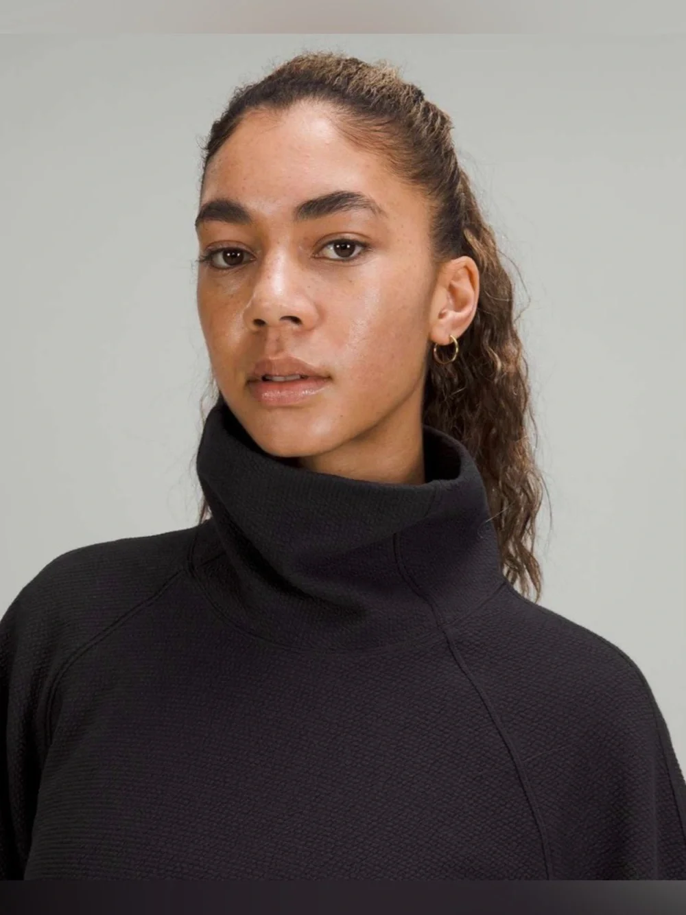Lululemon Textured Funnel-Neck Pullover